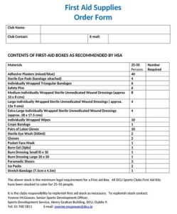 32 Free First Aid Kit Checklist Templates MS Word PDF Template