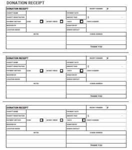 30+ Free Fundraiser Receipt Templates (PDF, Word) » Template Republic