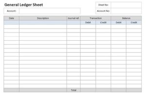 20+ Free General Ledger Templates (Excel, Google Docs) » Template Republic