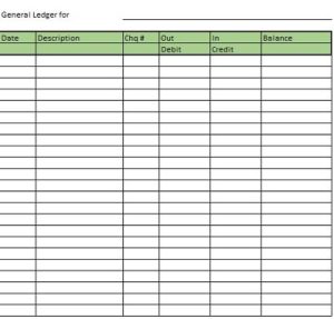 20+ Free General Ledger Templates (Excel, Google Docs) » Template Republic