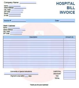 20+ Free Medical Receipt (Bill) Templates (Word | PDF) » Template Republic