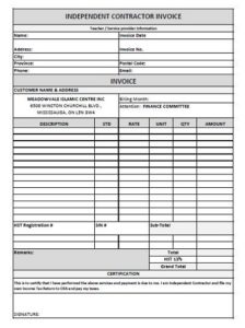 20+ Free Contractor Receipt Templates » Template Republic