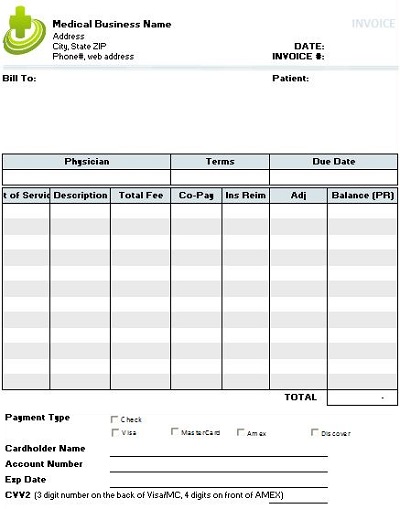 20 free medical receipt bill templates word pdf template republic