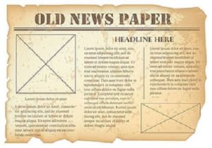 word document free vintage newspaper template