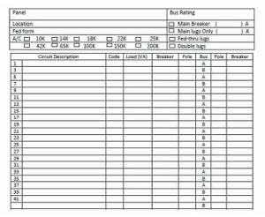 20 printable panel schedule template samples pdf doc template