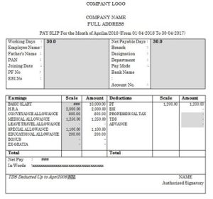 30+ Salary (payslip) Certificate Templates (pdf, Word) » Template Republic