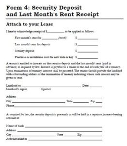 30 free security deposit receipts templates form