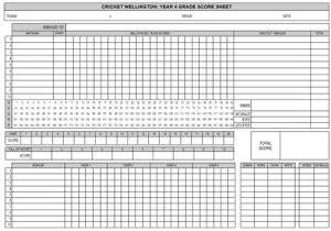 18+ Free Cricket Score Sheet Templates » Template Republic