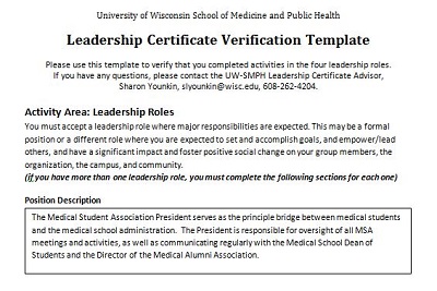 student council certificate template