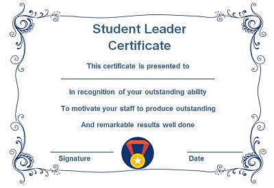 Student Leadership Certificate