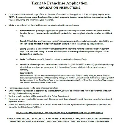 taxi driver independent contractor agreement