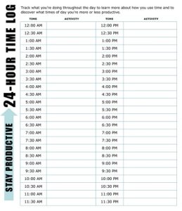 32+ Free Time Management Worksheet Templates For Students & Employees ...