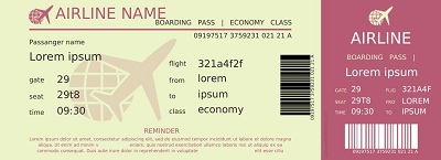 Airline Boarding Pass