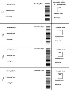 38+ Editable Plane Ticket Templates (MS Word, PDF) » Template Republic