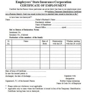 17+Certificate of Employment Sample Template » Template Republic