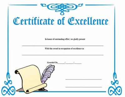quality certificate template