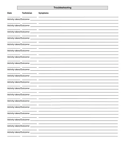 Computer Inventory and Maintenance Template