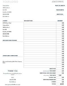 22+ Free Construction Cost Estimate Templates » Template Republic