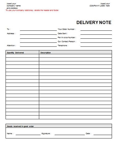 delivery order template malaysia