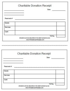 30+ Free Fundraiser Receipt Templates (PDF, Word) » Template Republic