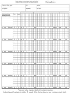 38+ Free Printable Medication Administration Record Sheets - PDF, DOC ...