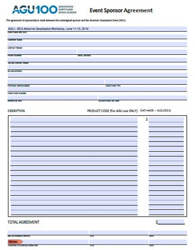 event sponsorship agreement template