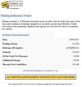 12 Free Fake Parking Ticket Templates Printable PDF Template Republic   Fake Parking Ticket 06 283x300 