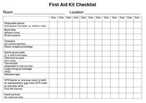 32+ Free First Aid Kit Checklist Templates - MS Word, PDF » Template ...