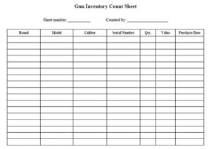 20+ Printable Gun Inventory Spreadsheet Templates (FREE) » Template ...