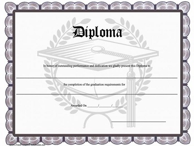 create high school diploma
