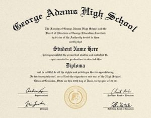 Free High School Diploma Templates Word, PDF » Template Republic