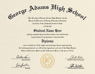 free fake high school diploma templates