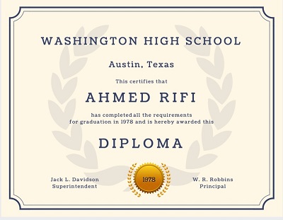 free fake high school diploma generator