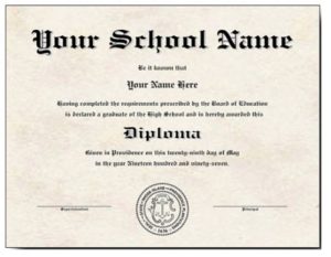 Free High School Diploma Templates Word, PDF » Template Republic