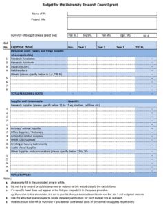 18+ Free Laboratory Budget Templates - PDF, MS Excel » Template Republic