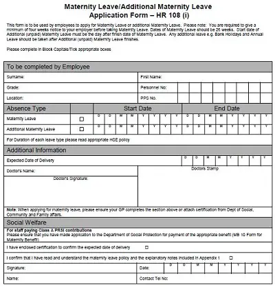 application for study leave