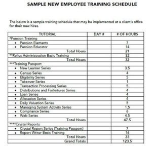 New Employee Training Plan Templates PDF, Word » Template Republic