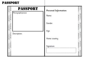 15+ Free Passport Templates » Template Republic