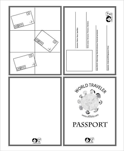 passport template free