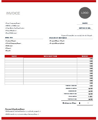 photography invoice example
