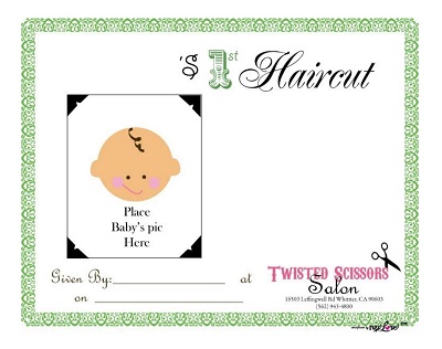 Printable Baby First Haircut Certificate-1