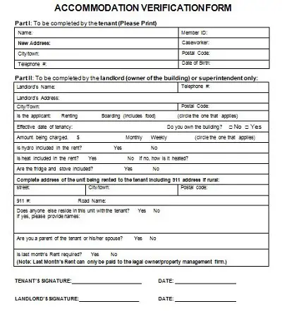 tenant information form