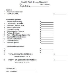 20+ Restaurant Profit and Loss Statement Templates (EXCEL, PDF ...