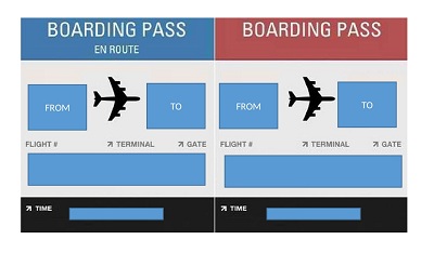 Sample Plane Ticket