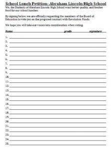 20+ Free School Petition Letter Sample & Templates » Template Republic