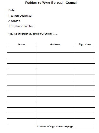 how to petition a school
