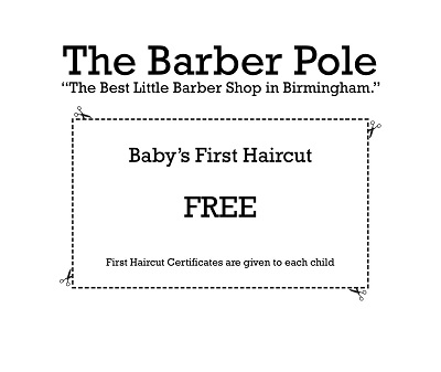 Simple Demo Certificate for First HairCut