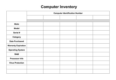 Small Business Computer Inventory Laptop