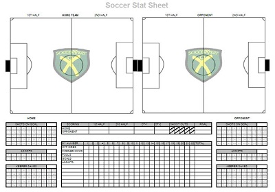 Soccer Stats Excel Spreadsheet Template