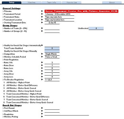 Soccer Stats In Excel - Excel4Soccer